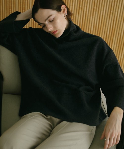 ニット/セーター MANOF WASHABLE KNIT MANOF（マノフ）の「WASHABLE KNIT TOPS（ニット/セーター）」 - WEAR