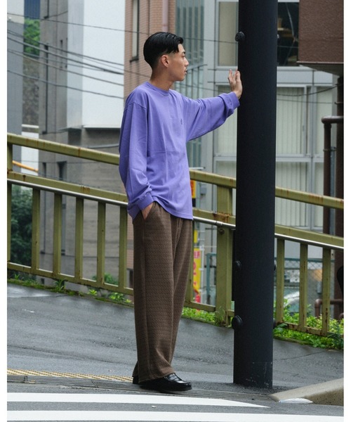 【KEBOZ】BB SMALL WAPPEN L/S TEE ケボズ KEBOZ BB LOGO L/S TEE ORANGE （ORANGE） -PASSOVER
