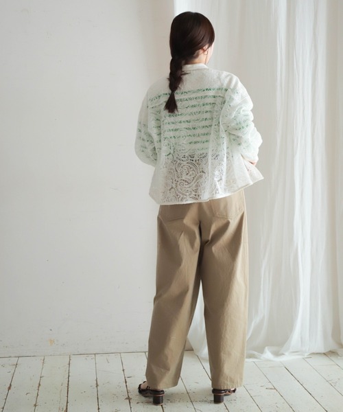 tシャツ パネルボーダー バスクシャツ レディース FREAK'S STORE/パネルボーダー 刺繍 バスクシャツ｜Daytona Park