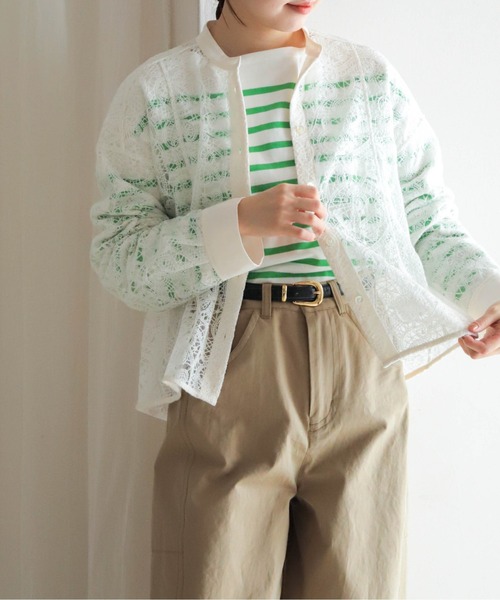 tシャツ パネルボーダー バスクシャツ レディース NOMBRE IMPAIR tシャツ パネルボーダー バスクシャツ レディース