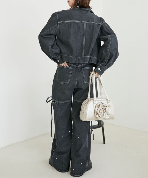 MAJESTIC LEGON（マジェスティックレゴン） ワイドパンツ ジーンズ