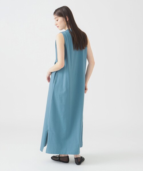 B：MING by BEAMS ワンピース Vネック マキシ ワンピース（S〜M