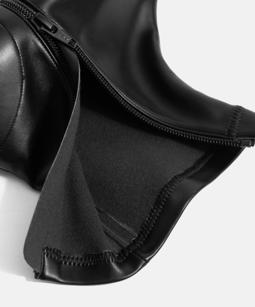 「MAMIAN」 ショートブーツ L ブラック レディース_画像7