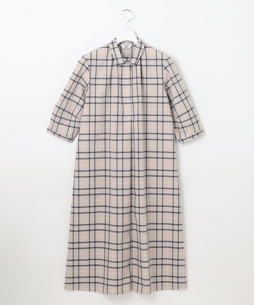 J.PRESS（J.プレス） シャツワンピース 「洗える」コンパクトチェック