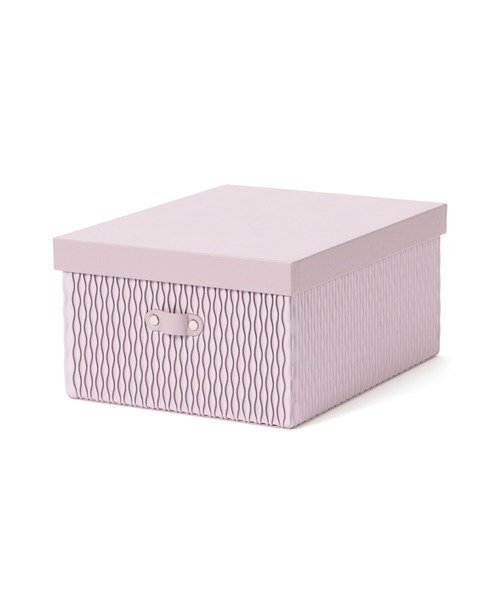 Francfranc（フランフラン） 収納 ウェーブ ボックス L パープル