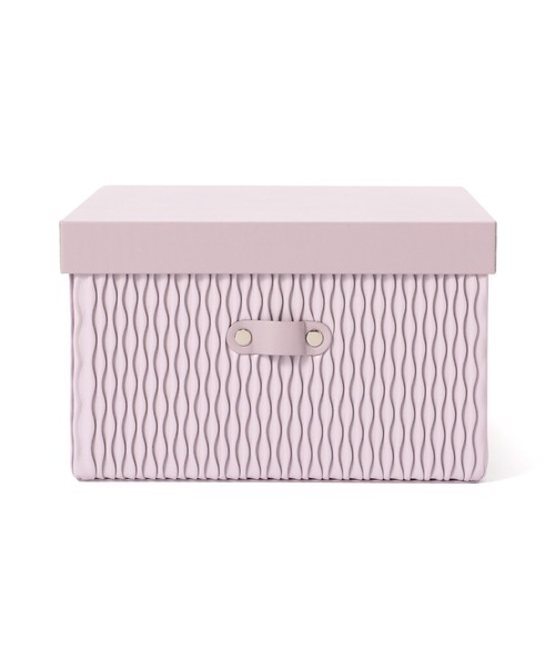 Francfranc（フランフラン） 収納 ウェーブ ボックス L パープル