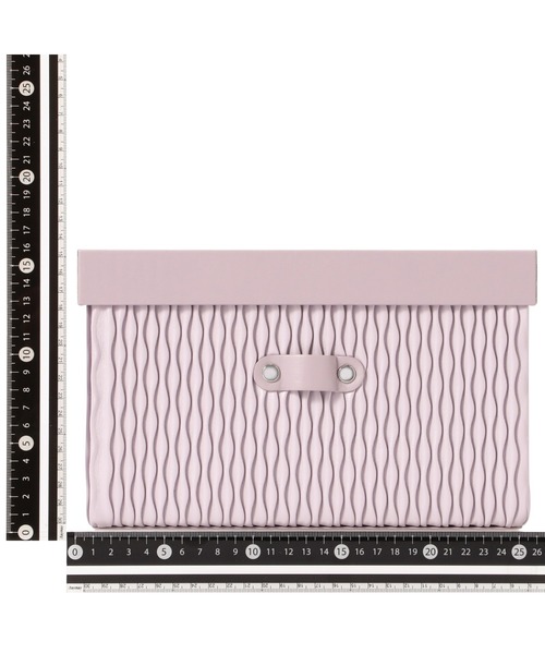 Francfranc（フランフラン） 収納 ウェーブ ボックス L パープル
