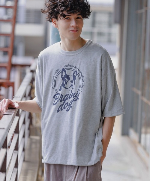 niko and…（ニコアンド） tシャツ アニマルリバーシブルプリントT