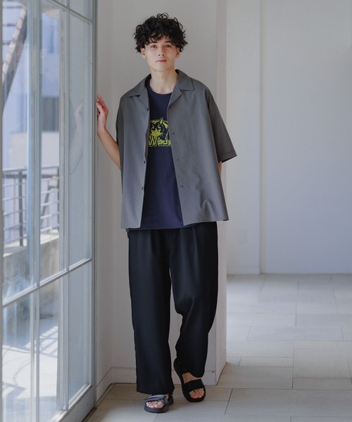 niko and…（ニコアンド） tシャツ アニマルリバーシブルプリントT