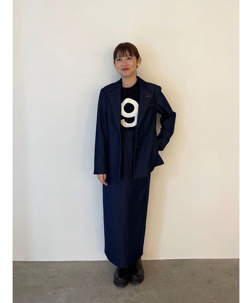LAGUNAMOON スカート 「柳橋唯コラボ」Iラインシルエット
