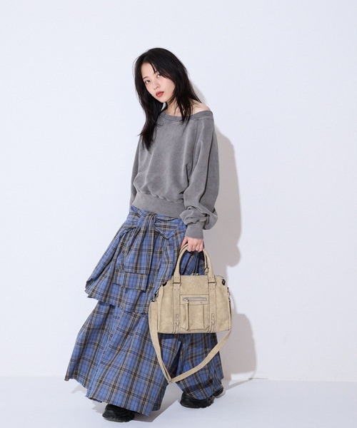JEANASIS ボストンバッグ アンティークフェイクレザーボストン