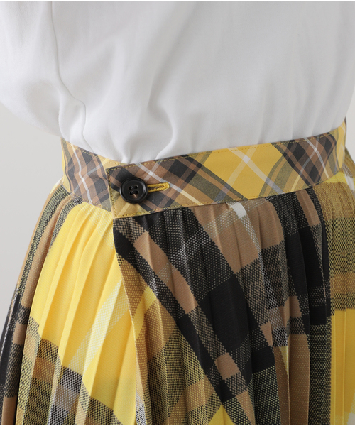 MASU スカート PLEATED WRAP SKIRT M25K6PT008：スカート : ZOZOTOWN  