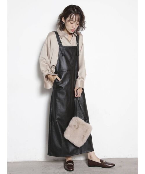 「COTORICA」 サロペットスカート FREE ブラウン レディース_画像5