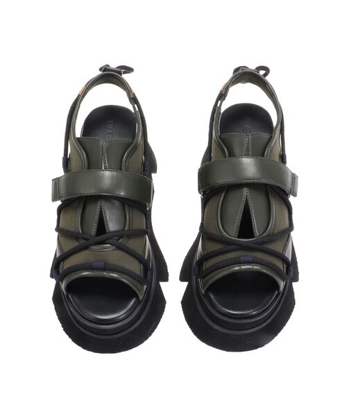 UN3D. サンダル WAVE CODE VOLUME SOLE SANDAL / ウェーブコード