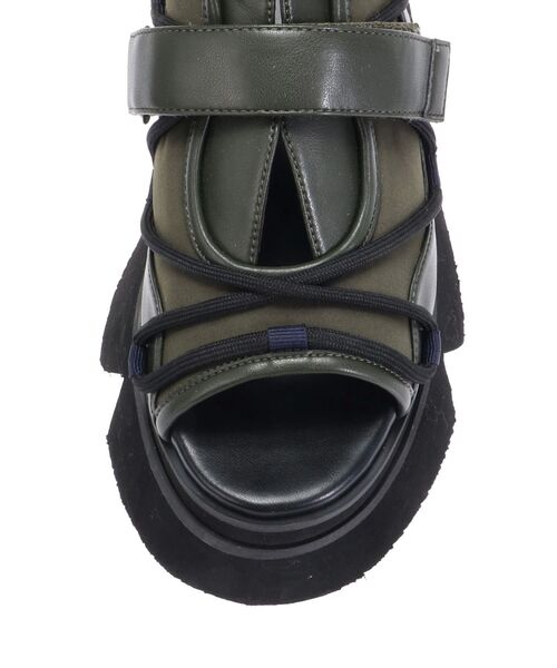 UN3D. サンダル WAVE CODE VOLUME SOLE SANDAL / ウェーブコード