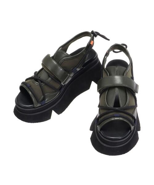 UN3D. サンダル WAVE CODE VOLUME SOLE SANDAL / ウェーブコード