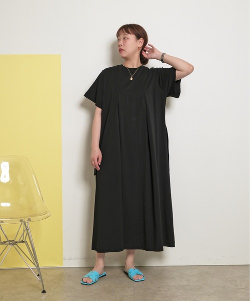 palm RICHE（ポームリシュ） ワンピース 「前後2WAY」フロントドロスト