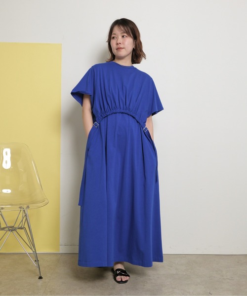palm RICHE（ポームリシュ） ワンピース 「前後2WAY」フロントドロスト