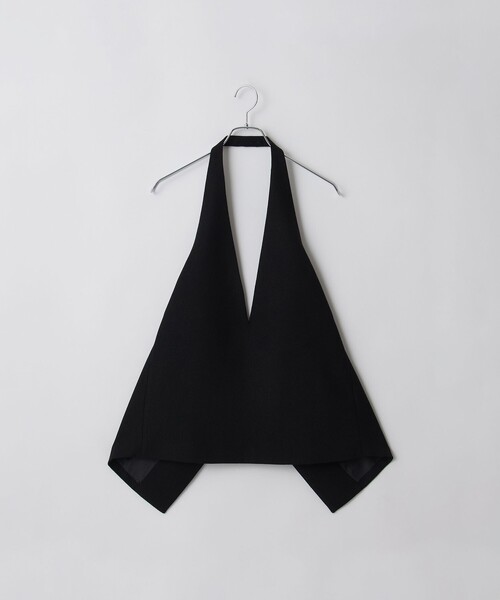 【SALE】OZZ ONESTE ベスト ホルターネック ジレ RONEL ベスト ジレ ツイードホルターネックベスト レディース