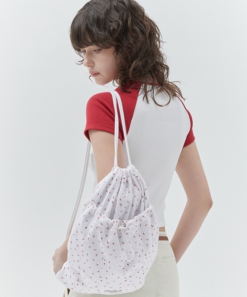 バッグ ksrysm ショルダーバッグ バッグ KIRSH PLAIN CHERRY GYM SACK プレーン