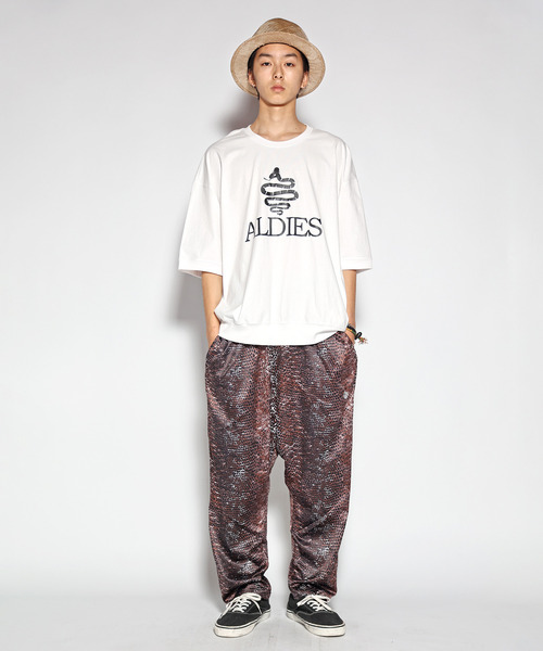 ALDIES レオパード柄 イージーパンツ Lサイズ ALDIES（アールディーズ） パンツ Leopard TK Pants / レオパード