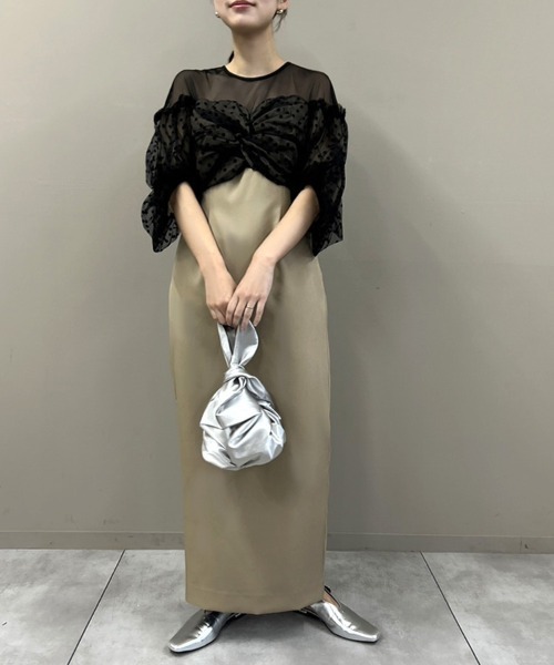 ANDRÉSD ドレス&バッグセット DONOBAN ワンピース 「ANDRESD」「2点セット」フロッキードット