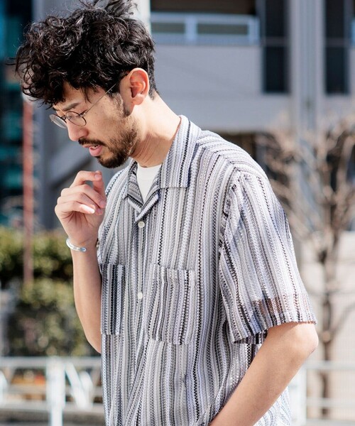 stussy マルチカラーストライプ　オープンカラーシャツ セール】STUSSY/ステューシー NEON VENUS SHIRT シャツ 総柄