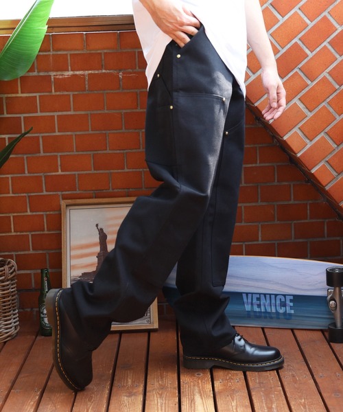 Carhartt ブラック ワークパンツ　34×32 Carhartt（カーハート） チノパン ワークパンツ メンズ レディース