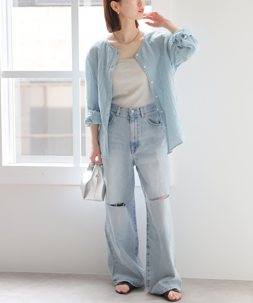 JOURNAL STANDARD relume ブラウス シャツ コットンクレープ