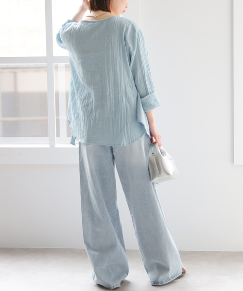 JOURNAL STANDARD relume ブラウス シャツ コットンクレープ