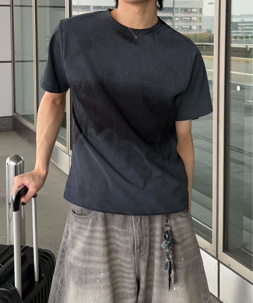 tシャツ 「EPNK」Spray crew neck tee / スプレークルーネックTee