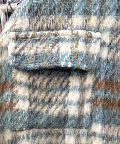 「CREARE -LINO-」 ステンカラーコート FREE ネイビー レディース_画像2