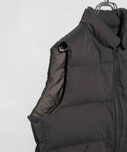 NANO universe 「NANO universe」 ダウンベスト S ブラック メンズ
