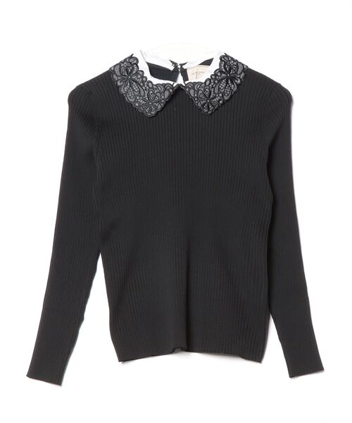 「UNITED ARROWS」 長袖ニット - ブラック レディース