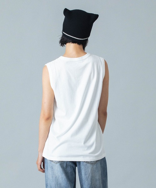 X-girl タンクトップ ノースリーブ OVAL LOGO TANK TOP