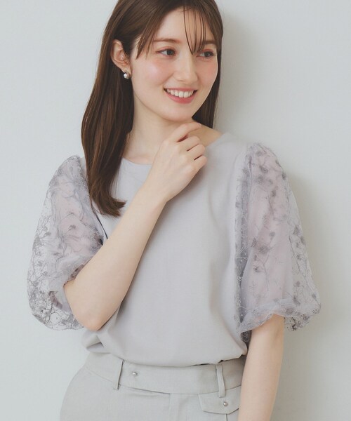 tシャツ すそバルーンTシャツ レディース n'OrLABEL Tシャツ レディース 春夏 トップス カットソー