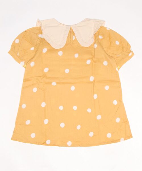 「aimoha」 「KIDS」半袖ワンピース 130 ブルー キッズ_画像2