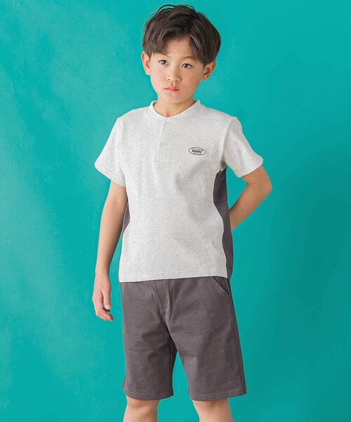 BeBe Petits Pois Vert セットアップ 「店舗限定」ワッフル×天竺