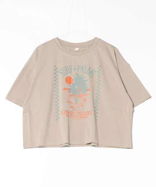tシャツ 「Kahiko」SURF＆Palms ムーアTシャツ レディース