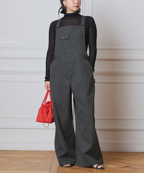 23SS IENA イエナ　maisonコンパクトツイルサロペット 38 IENA（イエナ）の「maisonコンパクトツイルサロペット