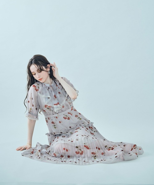 Audie a Muses（オーディア ミューズ） ワンピース チェリープリント