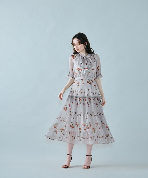 Audie a Muses（オーディア ミューズ） ワンピース チェリープリント