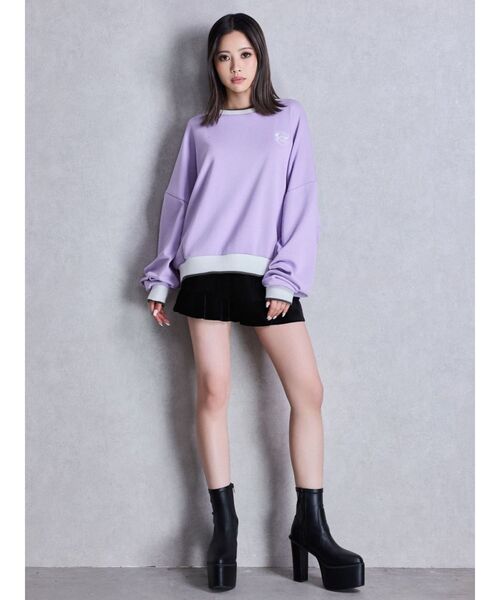 GYDA（ジェイダ） トレーナー スウェット GYDA BICOLOR スウェット