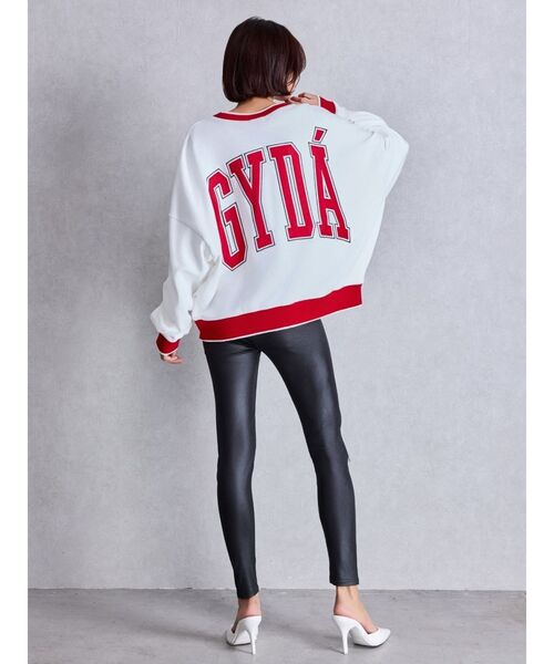 トレーナー スウェット GYDA BICOLOR スウェットトップス レディース GYDA トレーナー スウェット BICOLOR スウェットトップス