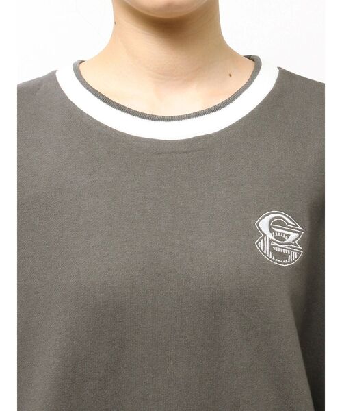 トレーナー スウェット GYDA BICOLOR スウェットトップス レディース GYDA トレーナー スウェット BICOLOR スウェットトップス