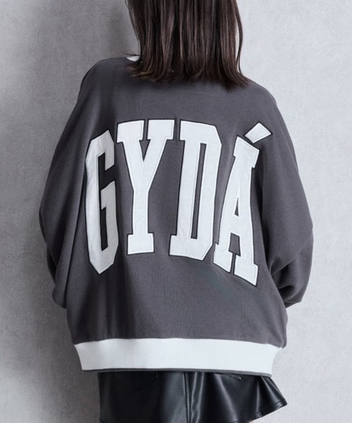 トレーナー スウェット GYDA BICOLOR スウェットトップス レディース GYDA トレーナー スウェット BICOLOR スウェットトップス