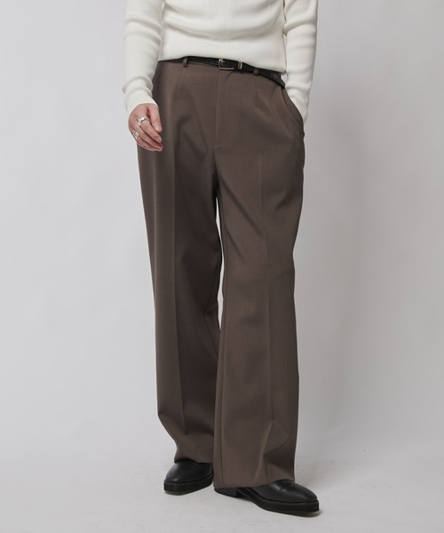 Lui's（ルイス） スラックス ダブルクロス ストレートパンツ メンズ