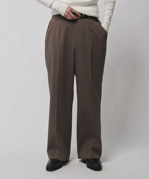 Lui's（ルイス） スラックス ダブルクロス ストレートパンツ メンズ