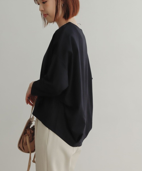 「URBAN RESEARCH DOORS」 7分袖カットソー SMALL ホワイト レディース