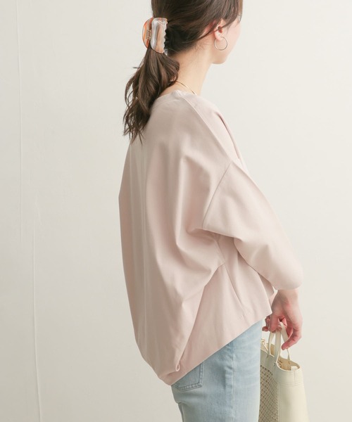 「URBAN RESEARCH DOORS」 7分袖カットソー SMALL ホワイト レディース